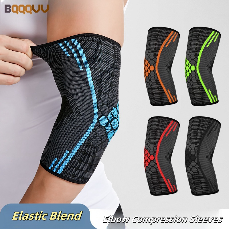 Tennis Elbow Brace - ปลอกแขนรัดข้อศอก 1 ชิ้น สำหรับข้อศอกเทนนิสและข้อศอกนักกอล์ฟ ผ้ารัดข้อศอกแบบยืดหยุ่น ระบายอากาศได้ดี