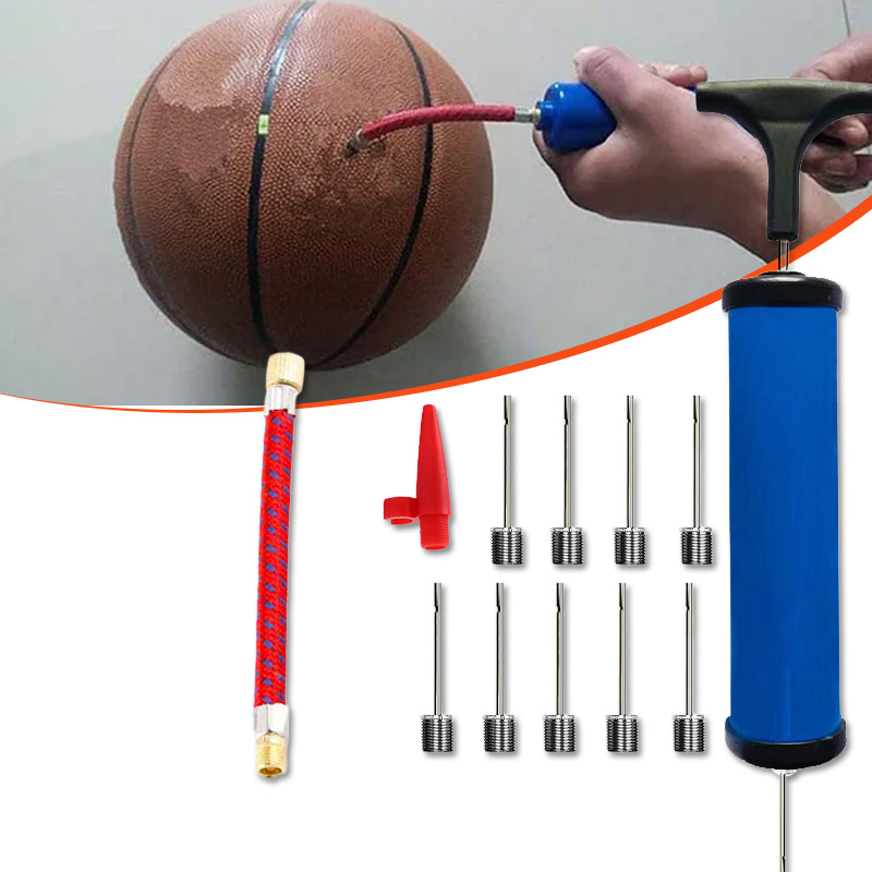 Basketball Pump Needle - 1 ชุด Inflator Ball ปั๊มเข็มวาล์วอะแดปเตอร์ชุดสําหรับบาสเกตบอลฟุตบอลบอลลูนวอลเลย์บอลและรักบี้