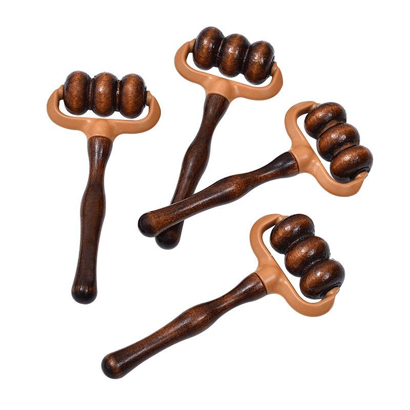 Lacrosse Stick Head - ลูกกลิ้งนวดไม้แบบมือถือ บรรเทาอาการปวดกล้ามเนื้อบริเวณคอ ไหล่ ศีรษะ ช่วยกระตุ้นการไหลเวียนโลหิต ใช้ได้ทั้งที่บ้านและที่ทำงาน