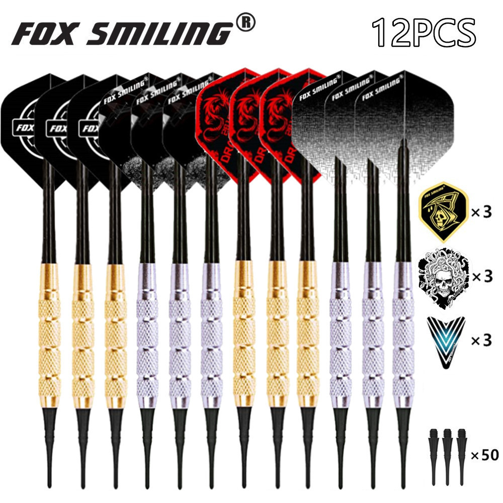 Spike Ball Game - 12PCS Dart 18G Soft Darts 9PCS