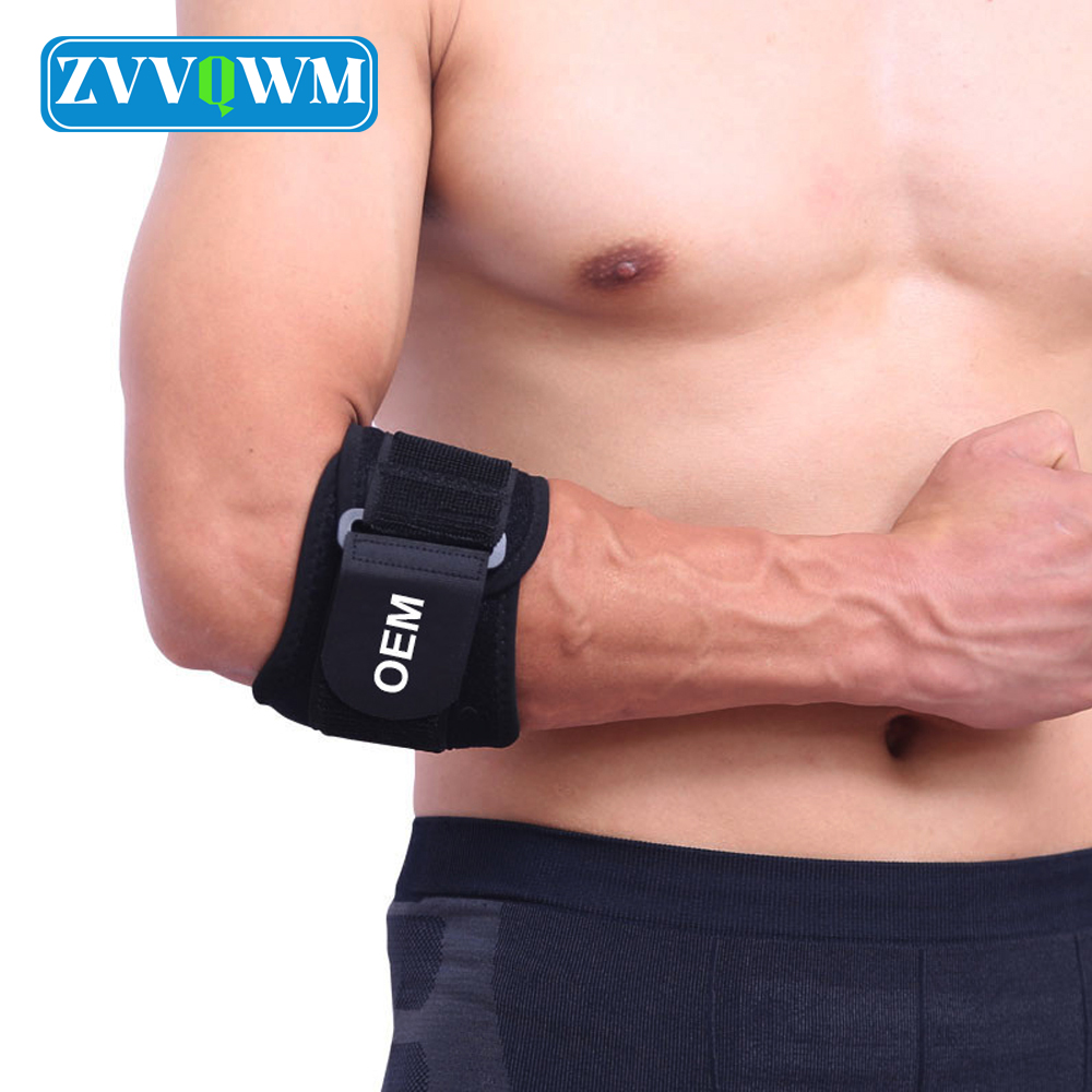 Tennis Elbow Brace - 1 ชิ้นปรับสายรัดข้อศอกการบีบอัดผู้หญิงผู้ชายบรรเทาอาการปวด Tendonitis วงแขนข้อศอกเทนนิสกีฬาข้อศอกข้อศอกกอล์ฟ