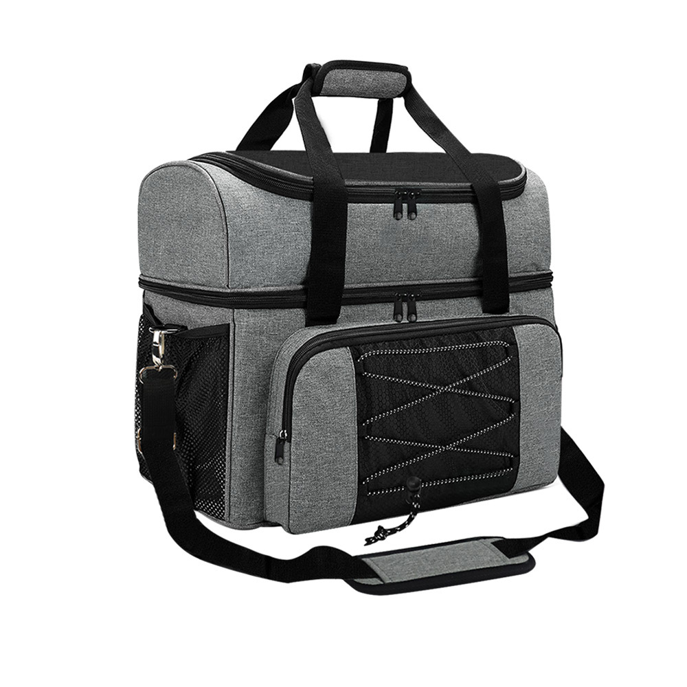 Sports Equipment Bag With Wheels - กระเป๋าโบว์ลิ่งไนลอนแบบมีล้อ กระเป๋าเก็บอุปกรณ์กีฬาโบว์ลิ่ง กระเป๋าใส่ของแบบมีล้อ กระเป๋าออกกำลังกาย พร้อมโลโก้สั่งทำ