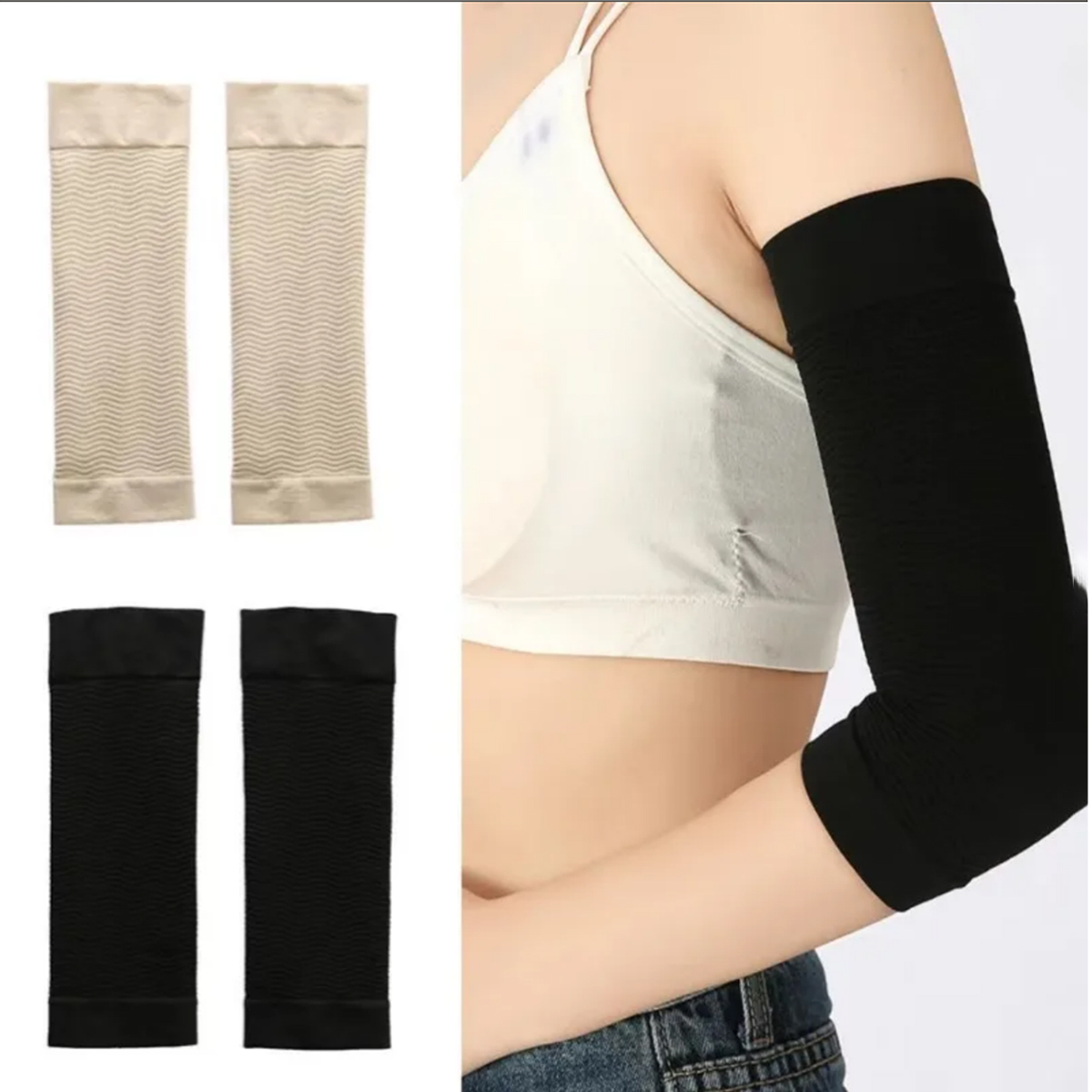 Tennis Elbow Brace - ปลอกรัดข้อศอก 1 คู่ (คู่) – พยุงข้อศอกเทนนิสและนักกอล์ฟ