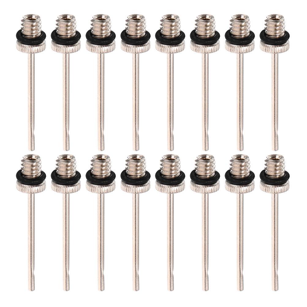 Basketball Pump Needle - 15 ชิ้นปั๊มอัตราเงินเฟ้อเข็มปั๊มลม Pins สําหรับบาสเกตบอลวอลเลย์บอลจักรยานปั๊มอะแดปเตอร์ขี่จักรยานเครื่องมืออุปกรณ์เสริม
