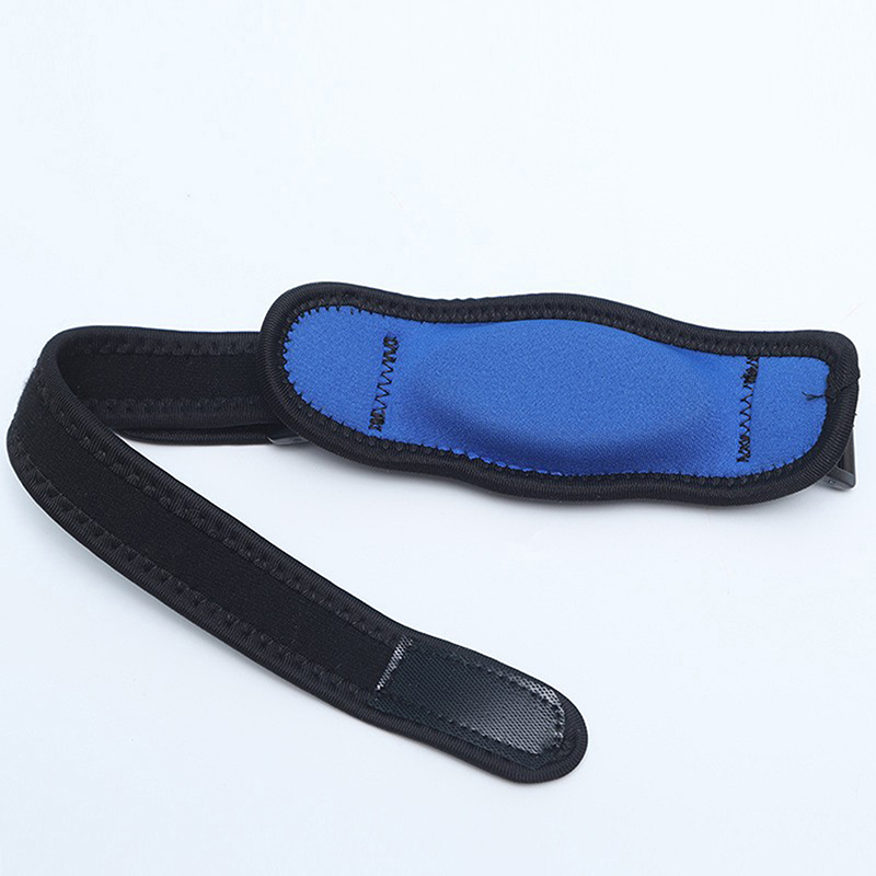 Tennis Elbow Brace - 1 ชิ้น อุปกรณ์พยุงข้อศอกสำหรับนักกอล์ฟเทนนิส อุปกรณ์ป้องกันการเล่นกีฬา สายรัดแขนแบบปรับได้ แผ่นซิลิโคนบีบอัด