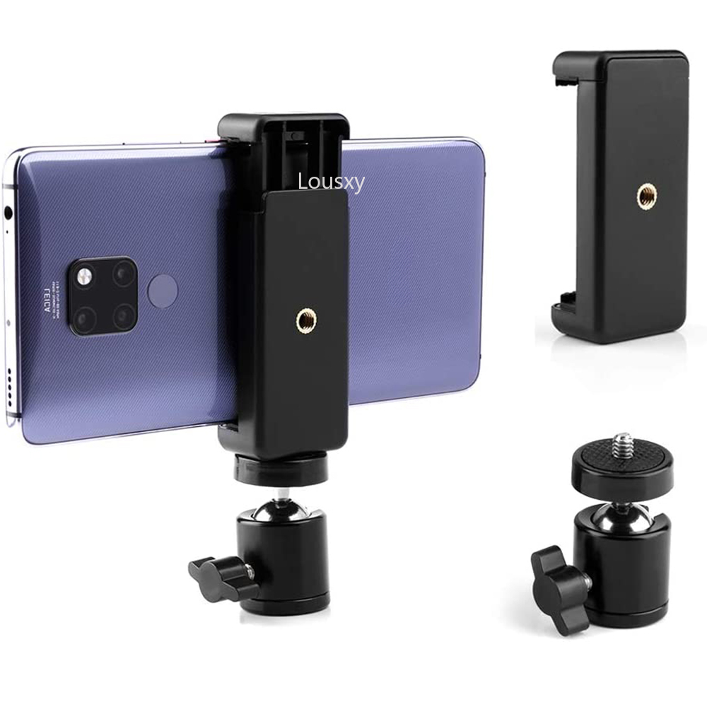 Lacrosse Stick Head - ชุดอะแดปเตอร์สำหรับขาตั้งกล้องสามขาและแท่นวางสำหรับ iPhone และไม้เซลฟี่พร้อมสกรู1/4