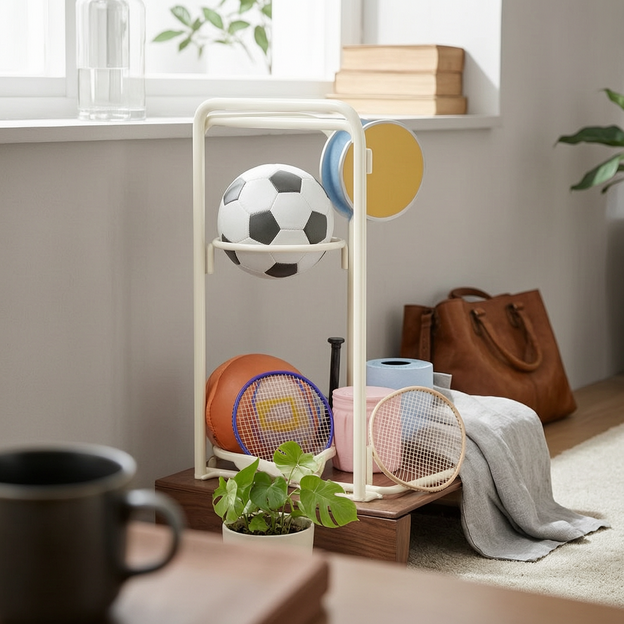ชั้นวางอุปกรณ์กีฬาแบบหลายชั้นพ - Sports Equipment Rack บทวิจารณ์และราคา