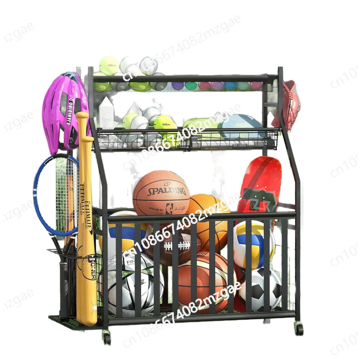 กระเป๋าเก็บอุปกรณ์กีฬา ชั้นวาง - Sports Equipment Bag With Wheels บทวิจารณ์และราคา