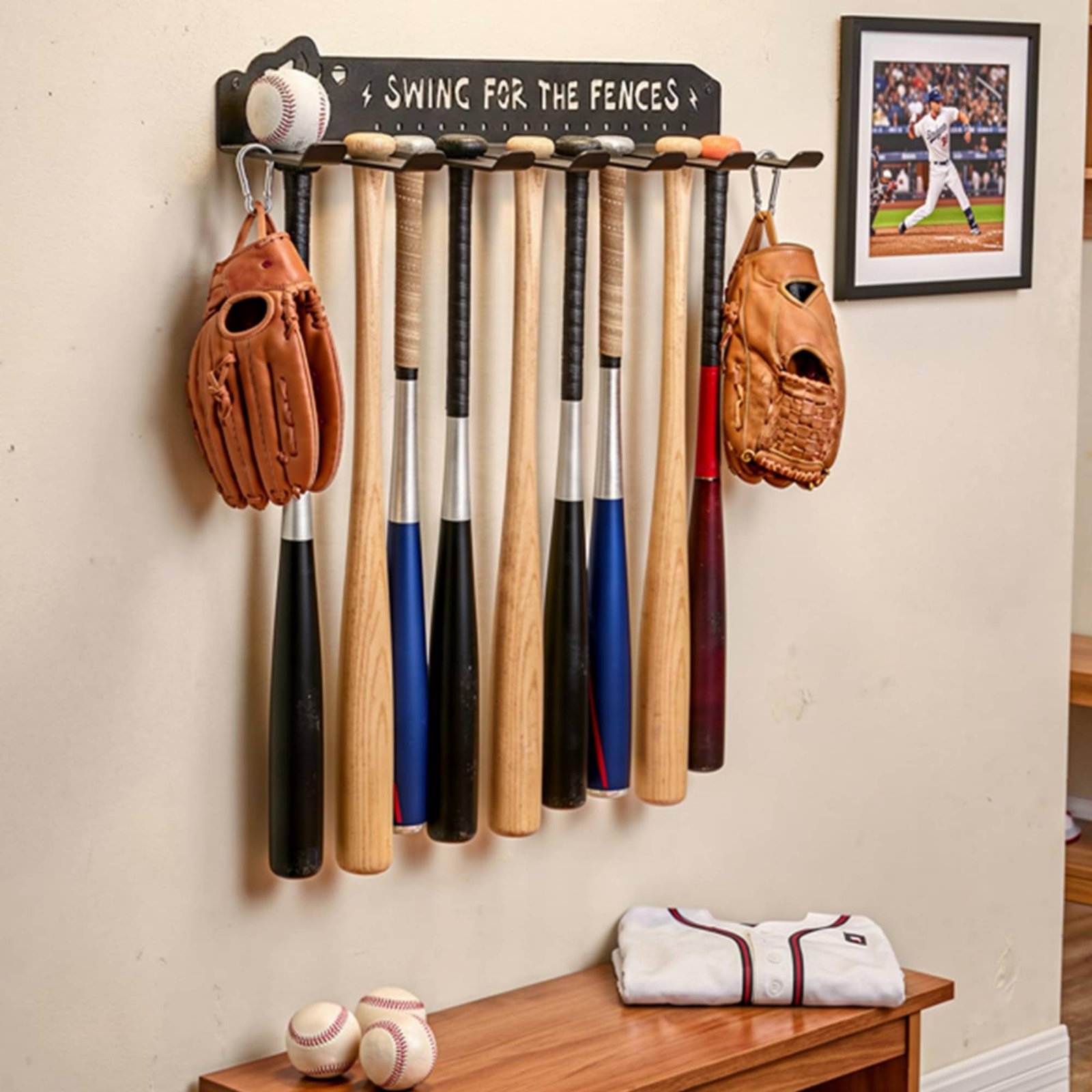 ชั้นวางอุปกรณ์กีฬา 8 ตะขอ แบบแ - Sports Equipment Rack บทวิจารณ์และราคา