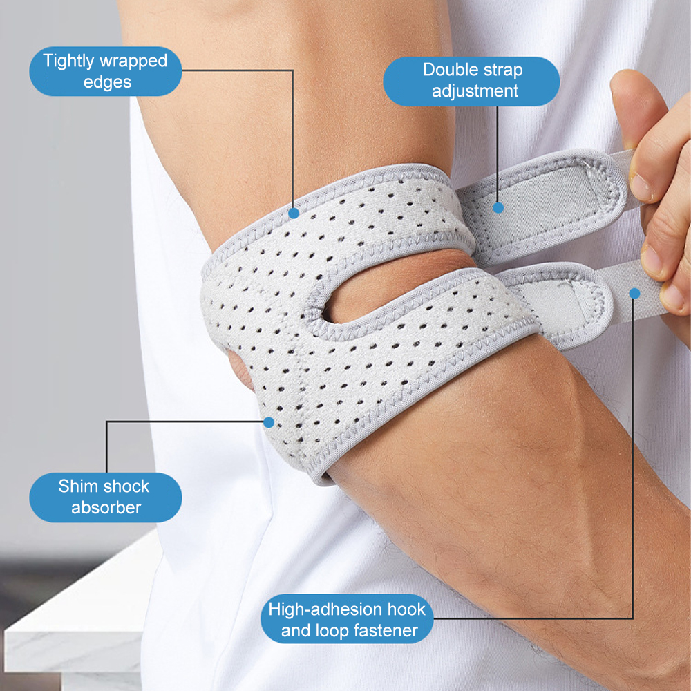 อุปกรณ์พยุงข้อศอกแบบปรับได้สำห - Tennis Elbow Brace บทวิจารณ์และราคา