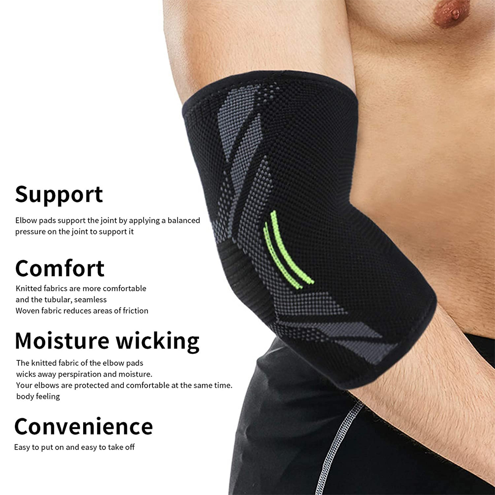ข้อศอกสนับสนุน Elastic GYM กีฬ - Tennis Elbow Brace บทวิจารณ์และราคา