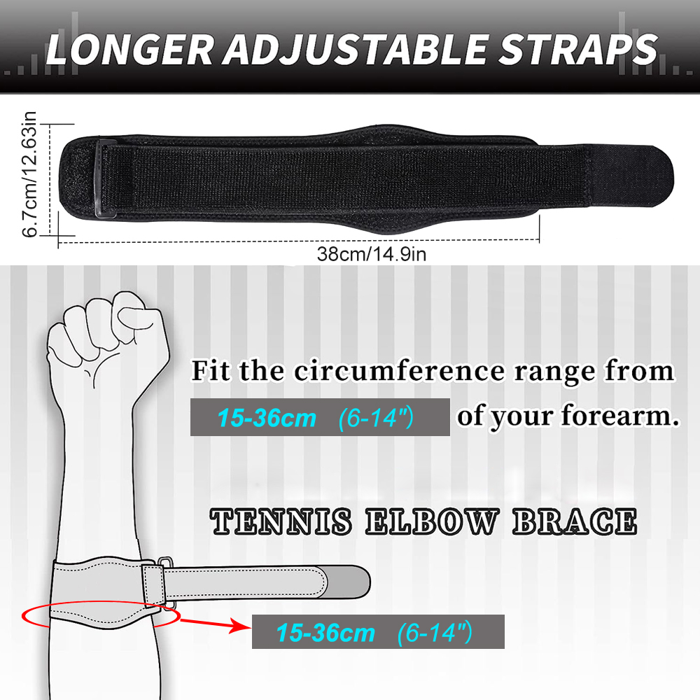 1 ชิ้นเทนนิสข้อศอกข้อศอกสําหรั - Tennis Elbow Brace บทวิจารณ์และราคา