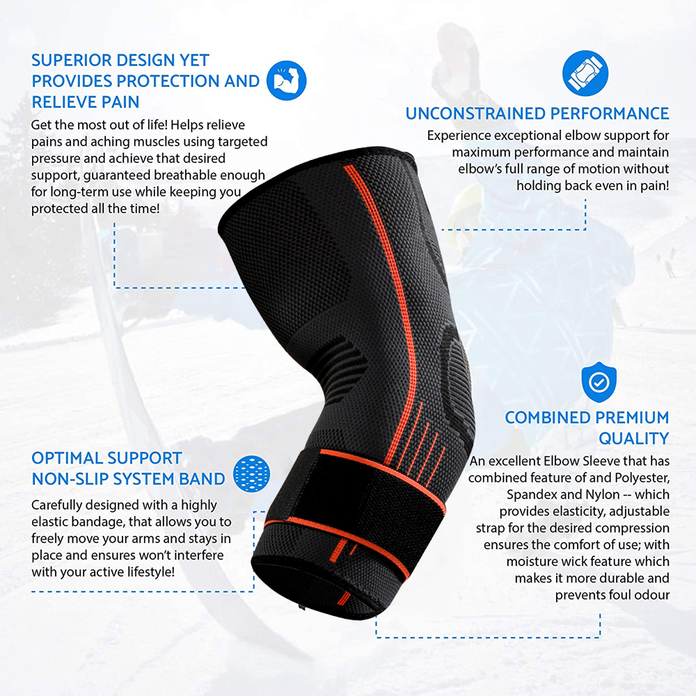 ปลอกรัดแขน - อุปกรณ์พยุงข้อศอก - Tennis Elbow Brace บทวิจารณ์และราคา