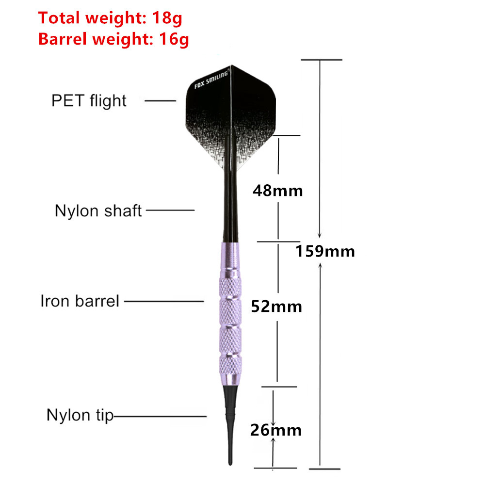 12PCS Dart 18G Soft Darts 9PCS - Spike Ball Game บทวิจารณ์และราคา