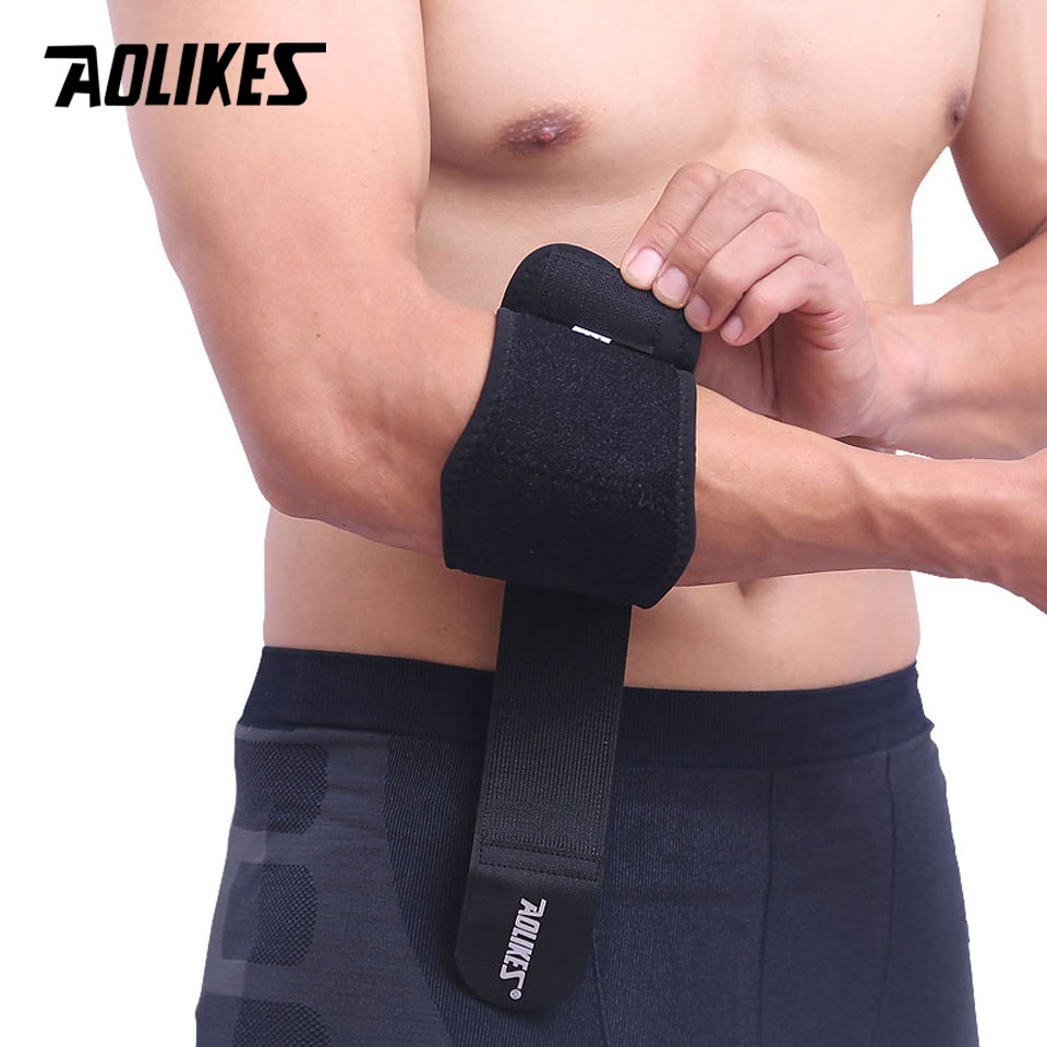 AOLIKES 1PCS ปรับเทนนิสข้อศอกส - Tennis Elbow Brace บทวิจารณ์และราคา