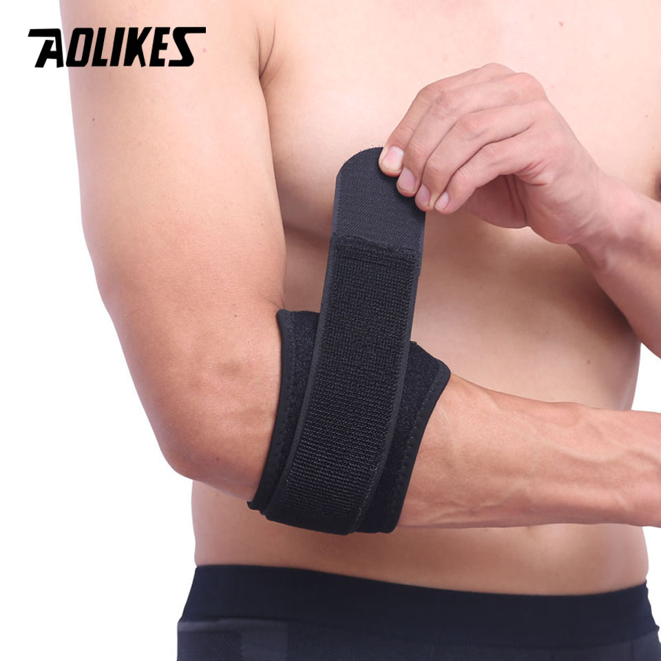 AOLIKES 1PCS ปรับเทนนิสข้อศอกส - Tennis Elbow Brace บทวิจารณ์และราคา