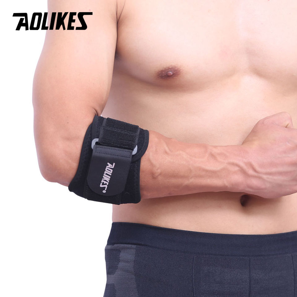 AOLIKES 1PCS ปรับเทนนิสข้อศอกส - Tennis Elbow Brace บทวิจารณ์และราคา