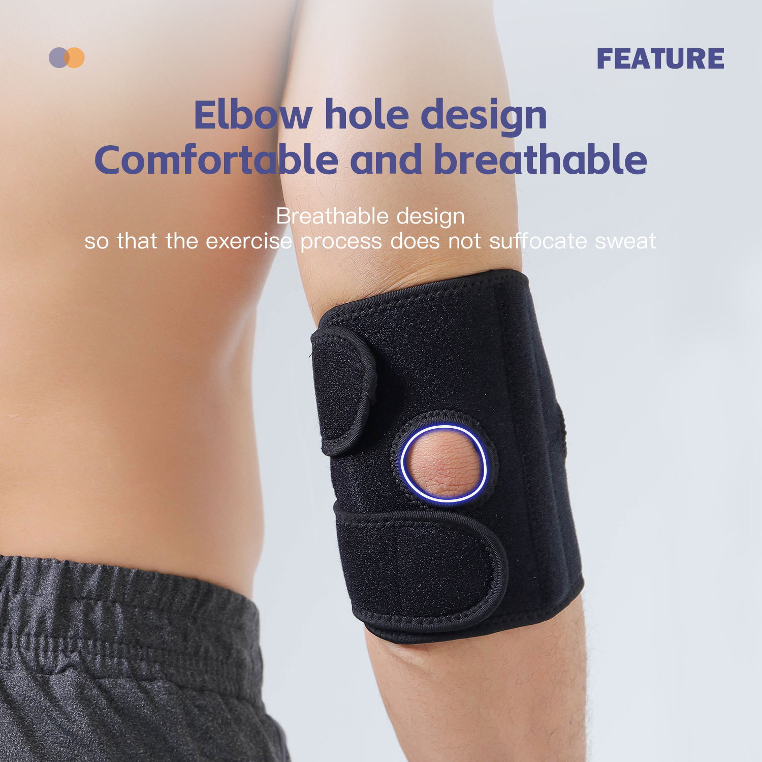 1/2 ชิ้นอุปกรณ์พยุงข้อศอกแบบปร - Tennis Elbow Brace บทวิจารณ์และราคา