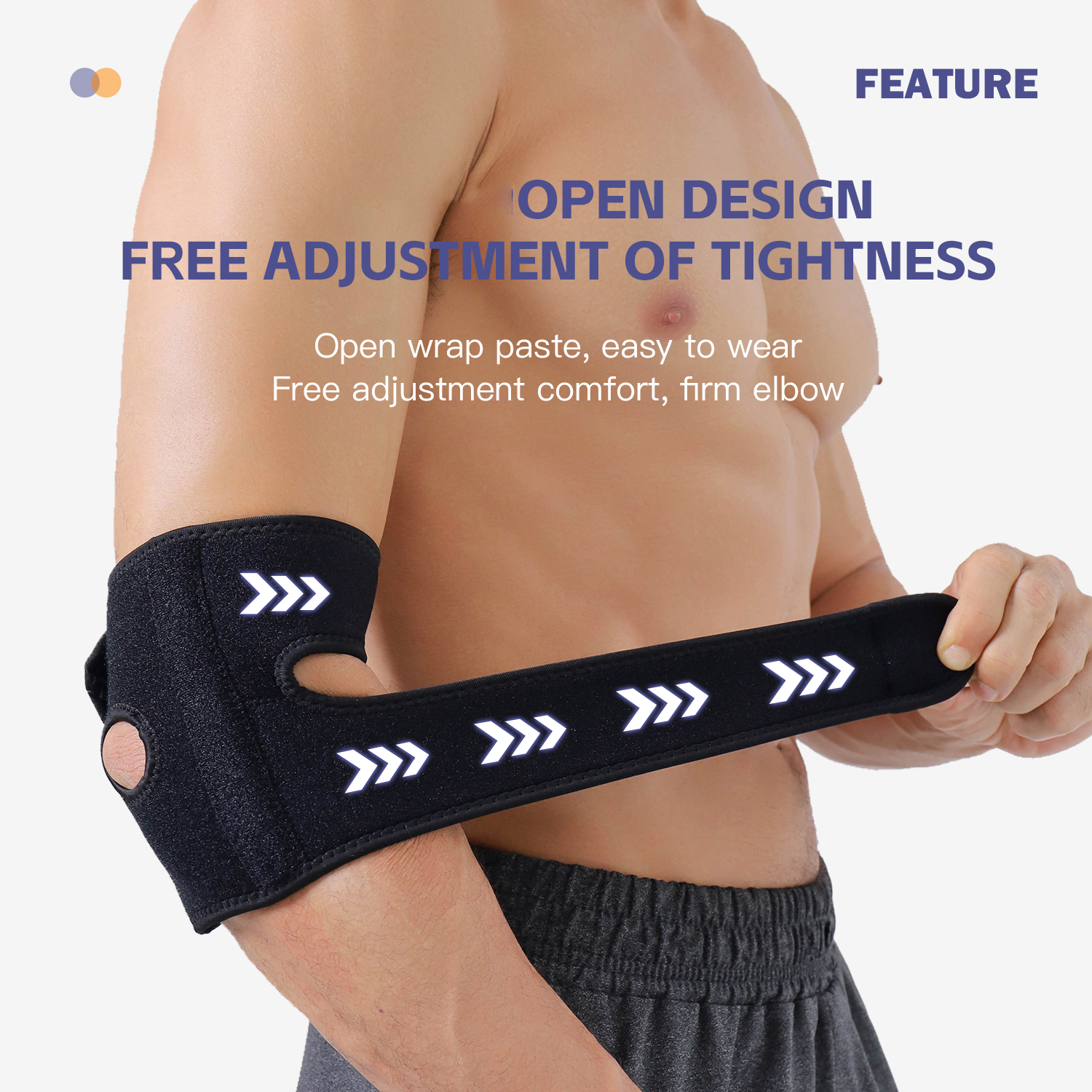 1/2 ชิ้นอุปกรณ์พยุงข้อศอกแบบปร - Tennis Elbow Brace บทวิจารณ์และราคา