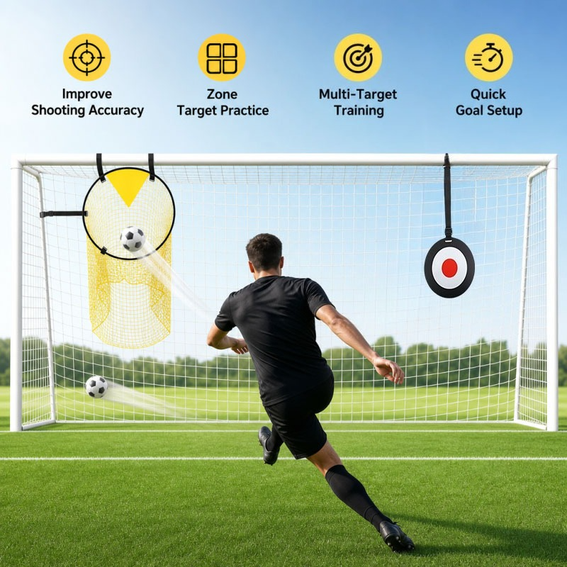 1/2/3 ชิ้นตาข่ายเป้าหมายฟุตบอล - Spike Ball Game บทวิจารณ์และราคา