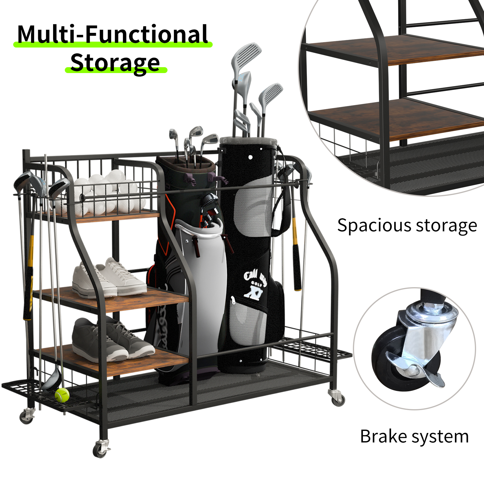 ชั้นวางอุปกรณ์กีฬาอเนกประสงค์แ - Sports Equipment Rack บทวิจารณ์และราคา