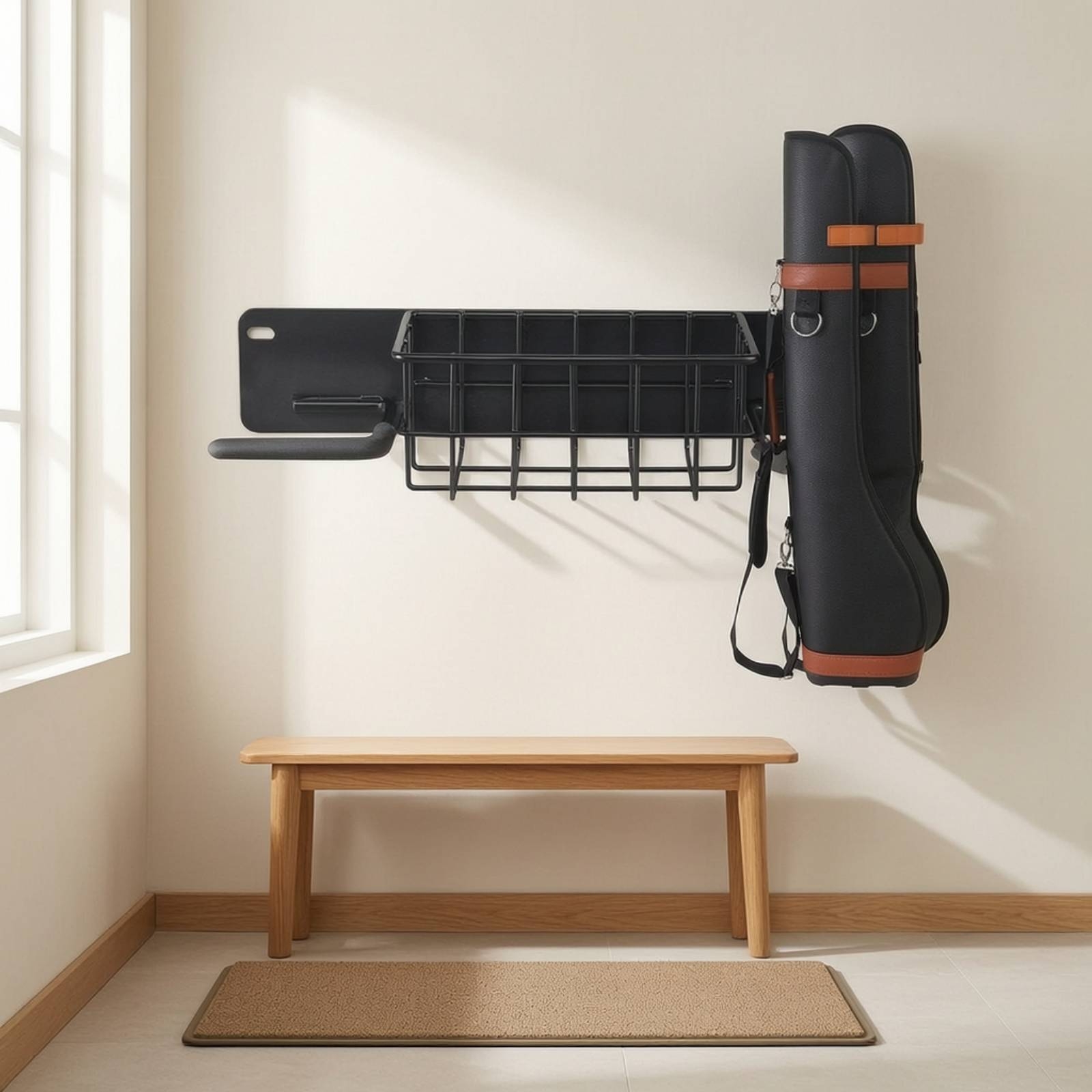 ชั้นวางอุปกรณ์กอล์ฟแบบติดผนังพ - Sports Equipment Rack บทวิจารณ์และราคา