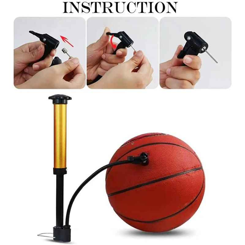 ชุดหัวฉีดลมโลหะสำหรับปั๊มบาสเก - Basketball Pump Needle บทวิจารณ์และราคา