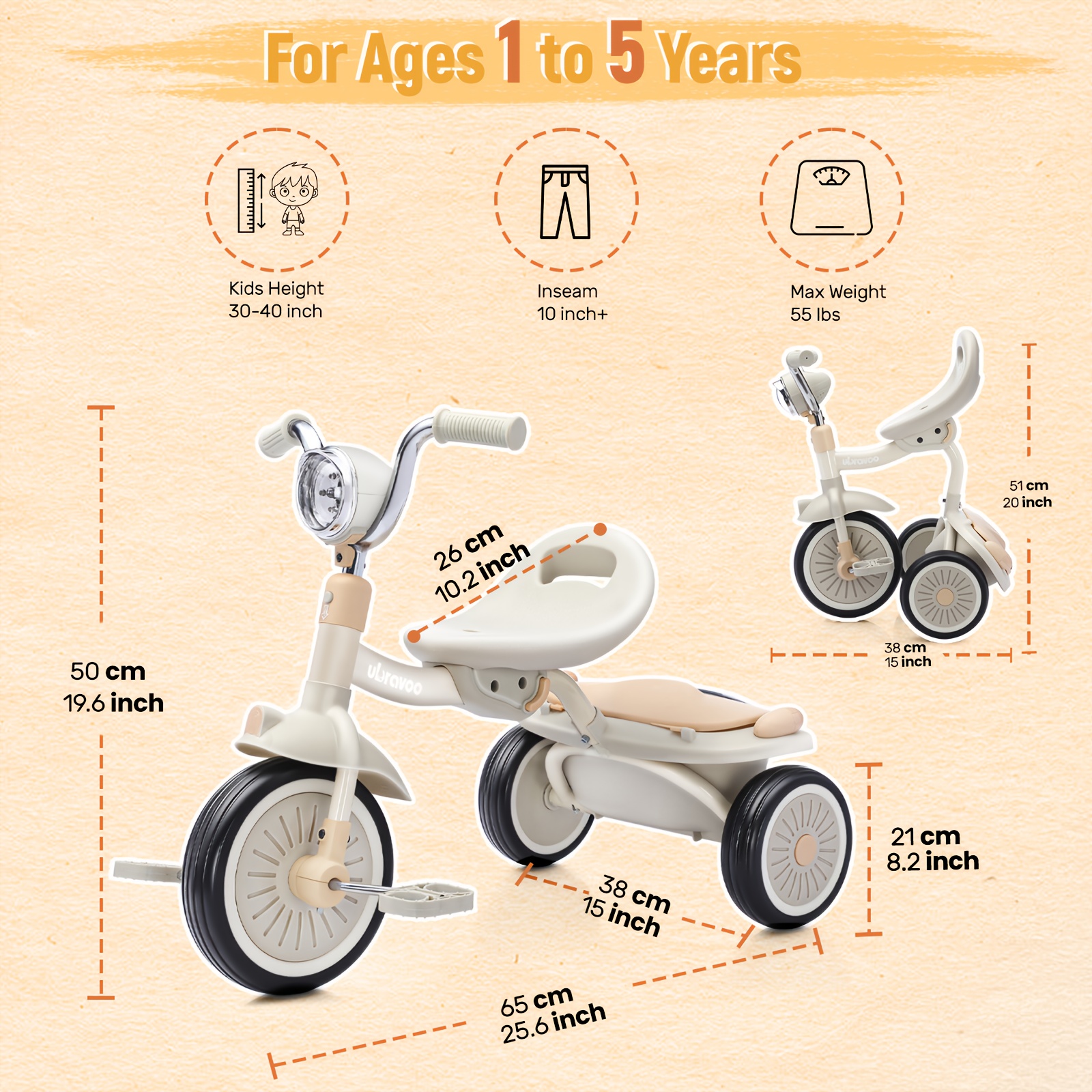 รถสามล้อเด็ก 4-in-1 – จักรยานเ - Balance Bike Kids บทวิจารณ์และราคา