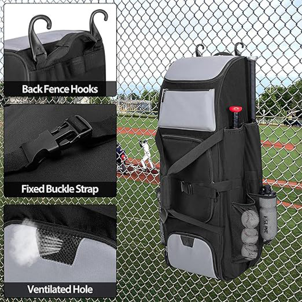 กระเป๋าเบสบอลยุทธวิธี ความจุขน - Sports Equipment Bag With Wheels บทวิจารณ์และราคา