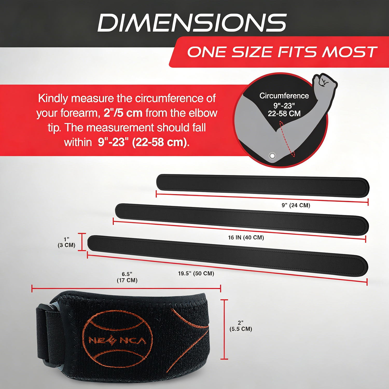 NEENCA อุปกรณ์พยุงข้อศอกเทนนิส - Tennis Elbow Brace บทวิจารณ์และราคา
