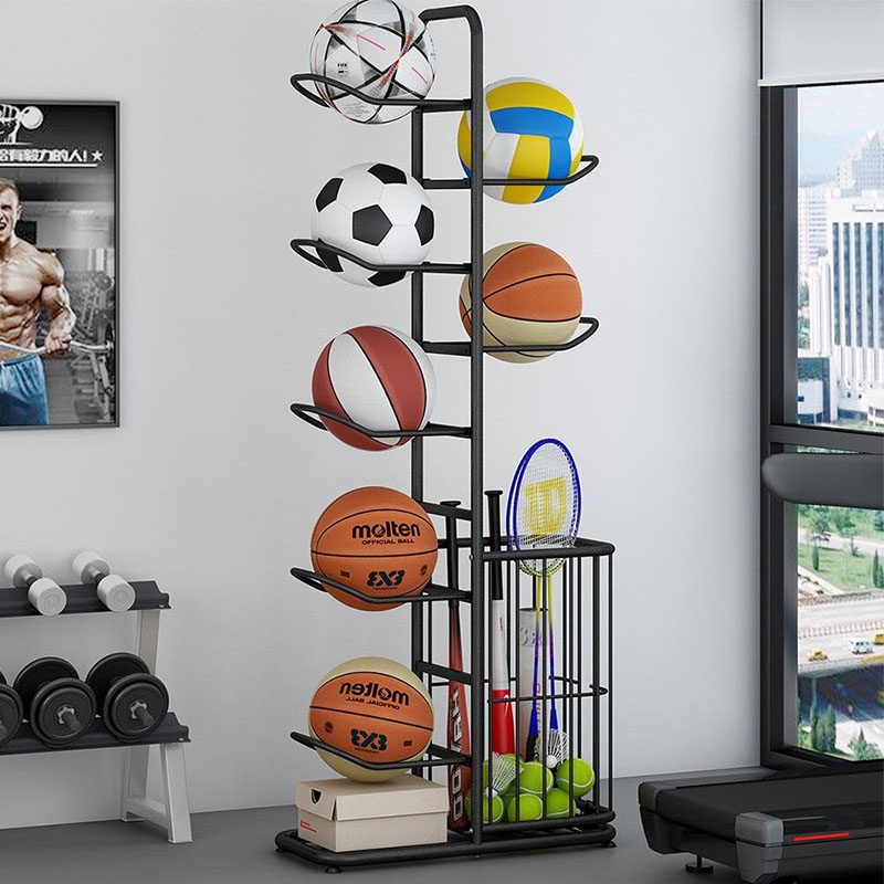 ชั้นวางเก็บลูกบอลกีฬา บาสเก็ตบ - Sports Equipment Rack บทวิจารณ์และราคา