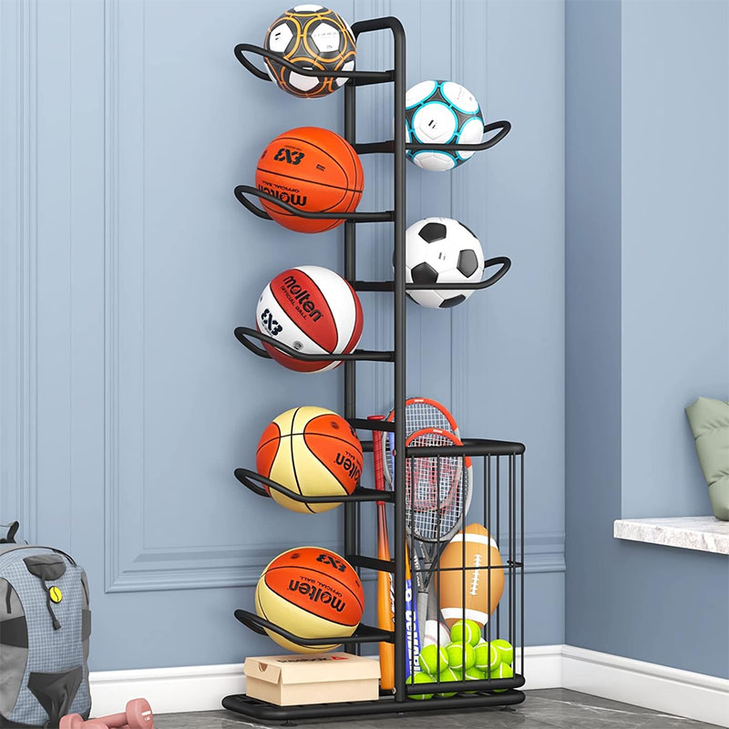 ชั้นวางเก็บลูกบอลกีฬา บาสเก็ตบ - Sports Equipment Rack บทวิจารณ์และราคา