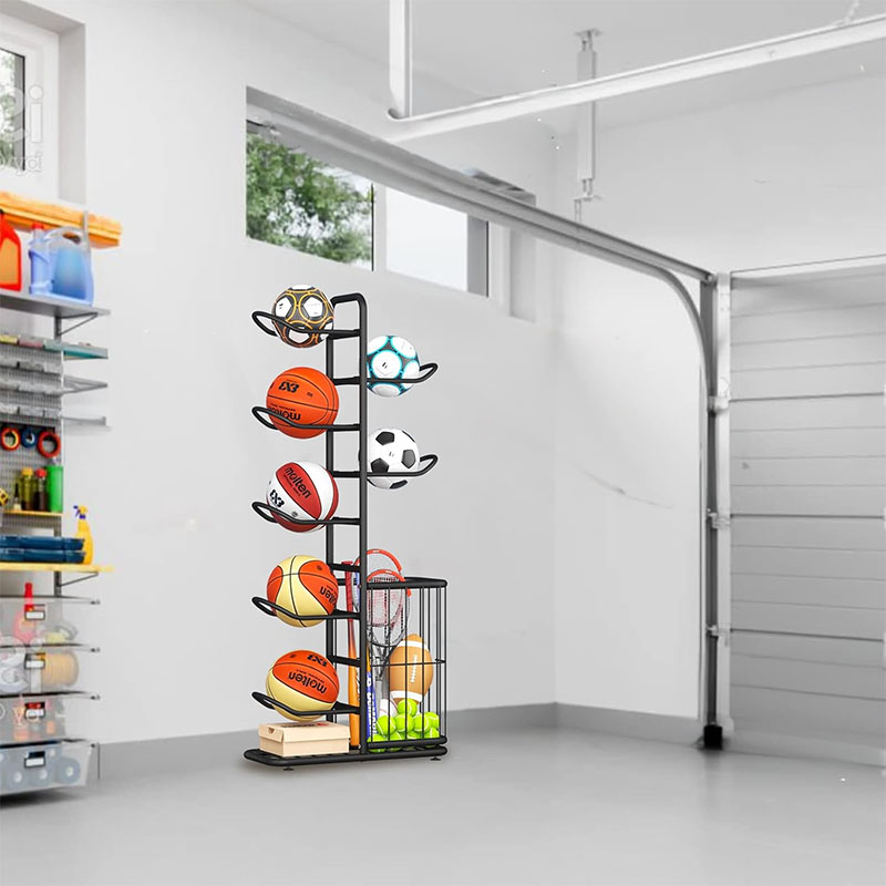 ชั้นวางเก็บลูกบอลกีฬา บาสเก็ตบ - Sports Equipment Rack บทวิจารณ์และราคา