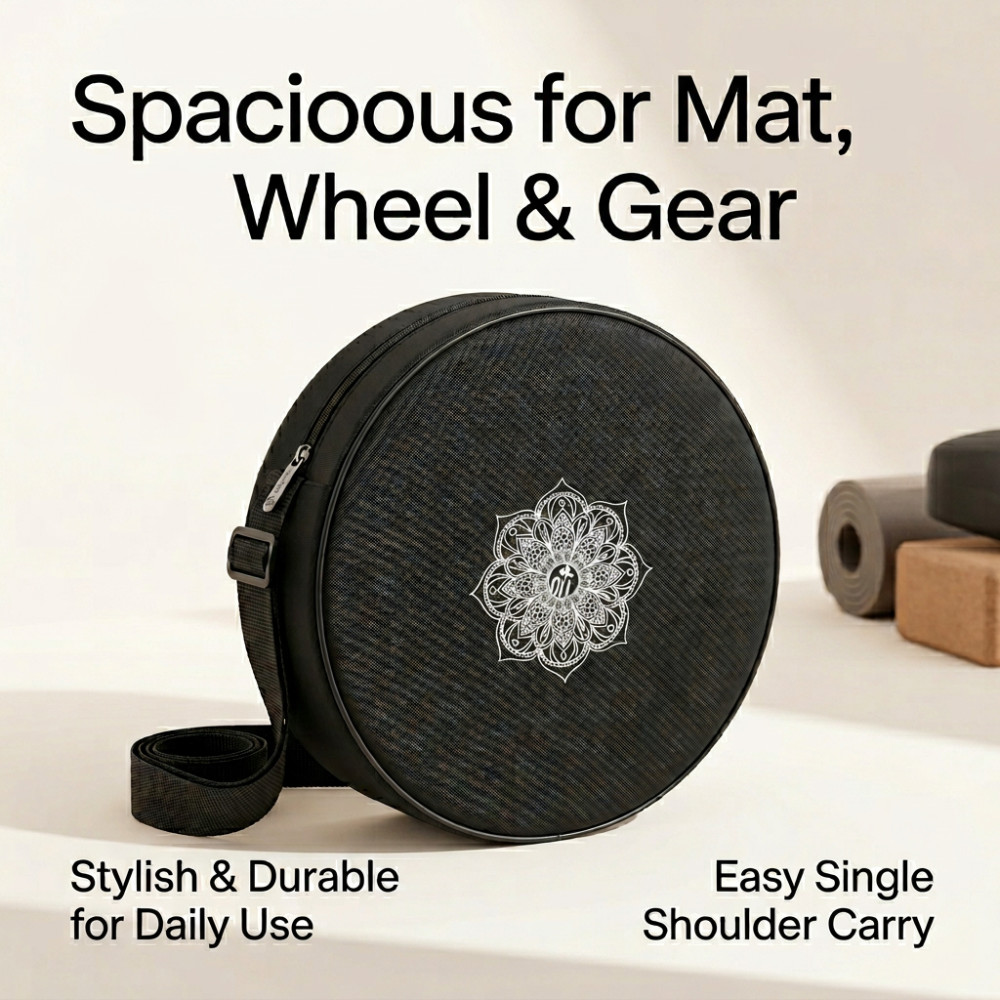 กระเป๋าใส่ล้อโยคะ ไนลอน สีดำ ล - Sports Equipment Bag With Wheels บทวิจารณ์และราคา