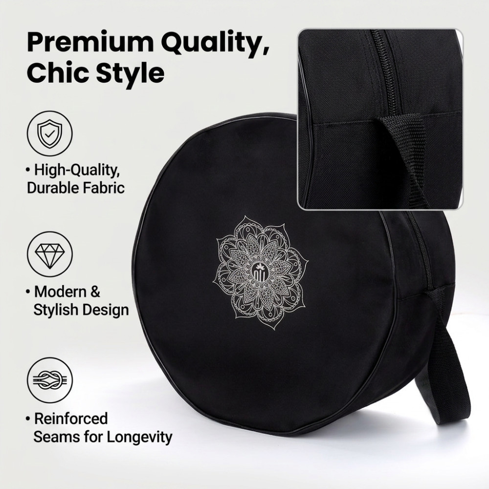 กระเป๋าใส่ล้อโยคะ ไนลอน สีดำ ล - Sports Equipment Bag With Wheels บทวิจารณ์และราคา
